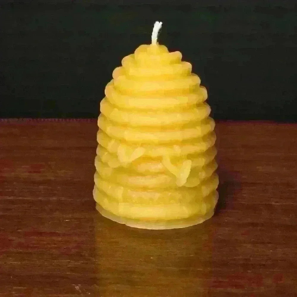 100% Beeswax Hand  Crafted Beehive Candle